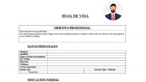 hoja de vida socio empleo descargar